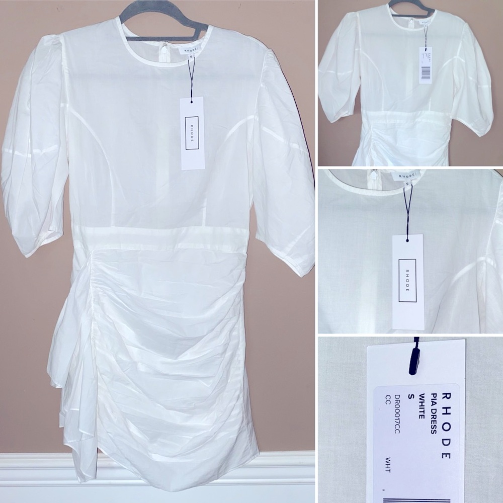 NEW $398 Revolve Rhode Pia Dress White Small NWT - Picture 2 of 16
